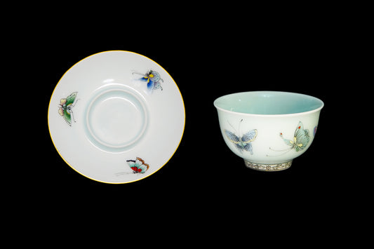 Butterflies and Tea Cup Saucer - 2022